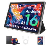 Android Tablet, 10 Inch Tablet with Octa-Core Processor, 12GB RAM 64GB ROM 2TB Expand, HD 1280x800 Touchscreen, GPS, WiFi 5, Dual Camera, BT5.0, 6000mAh, Widevine L1