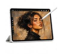 Android tablet, including pen and case with flap, 12" IPS FHD screen with eye protection of 2000×1200, for drawing and taking notes, 16 GB RAM 256 GB storage, Octa-Core processor