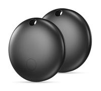 Android Tracker Tag 2 Pack, Smart Tag Bluetooth Key Finder Work with iOS Find My or Google Find Hub App, Dual System Item Locator for Luggage, Bags, Pets, Wallet, Replaceable Battery