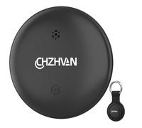 Android Tracker Tag (Not for iOS and Huawei), Android air tag/Smart Tracker Tag/Bluetooth Tracker Compatible with Google Find Hub for Key, Luggage, Backpack, Replaceable Battery (Black 1 Pack）