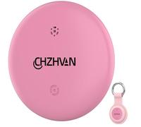 Android Tracker Tag (Not for iOS and Huawei), Android air tag/Smart Tracker Tag/Bluetooth Tracker Compatible with Google Find Hub for Key, Luggage, Backpack, Replaceable Battery (Pink 1 Pack）
