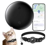 Android Tracker Tag Work with Google Find My Device (Android Only), No Monthly Fee Cat Tracker with Cats Collars - Location & Anti-Lost, Bluetooth Smart Tracker Tag Item Finders