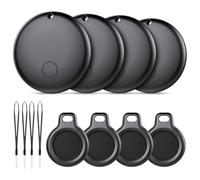 Android Tracker Tags-4 Pack (NOT iOS or HarmonyOS), Air Tracker Tags for Android Works with Google's ‘Find Hub’ App, IP68 Waterproof, Replaceable Battery, Smart Tag for Luggage, Backpack, Key