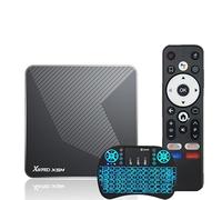 Android TV Box 14.0, Set-Top Box S905X5M Quad-Core 64Bit Cortex-A53 Support 8K Wifi 6 5Ghz+2.4Ghz Dual Wifi Bluetooth 5.0 Smart TV Box,4GB+32GB