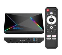 Android TV Box 2025, Android 14.0 TV Box 2GB RAM 16GB ROM 1000M Ethernet WIFI6 Android Box 4K 6K 8K HDR10 R69 Plus H728 Octa-core 3D Smart TV Box Support 2.4G 5.8G Dual WiFi BT5.0 USB 3.0