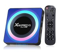 Android TV Box 4GB RAM 64GB ROM, Android 13.0 TV Box 4K 8K, RK3528 Quad-Core Android box supports WiFi6 2.4G+5G Dual Wifi 100M Ethernet Bluetooth 5.0 HDR10+ Smart TV Box Android