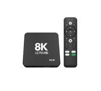 Android TV Box Ultra HD Smart TV Box Android 13.0 1GB RAM 8GB RK3528 Chip Quad Core 64bit Supporting 4K@60fs 2.4G /5G Dual-Band WIFI6 BT4.1 USB 2.0 10/100M Ethernet