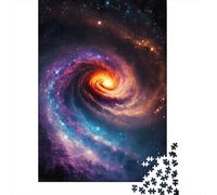 Andromeda Galaxy Adult 1000-Piece Jigsaw Puzzle, 52x38cm/1000pcs, for Calm Hands-on Time after Work; White Card with A Low-dust Finish