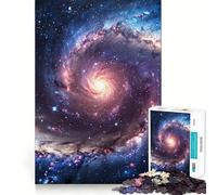 Andromeda Galaxy Adults 1000 Pieces Puzzle Mental Focus Game Premium Laser Cut Quality Family Fun Night Activity (50x75cm)