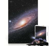 Andromeda Galaxy in Deep Space Jigsaw Puzzle for Adults 1000 Pieces Mind Power Restful Escape Uniform Edges Best Gift (38x26cm)
