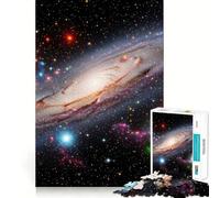 Andromeda Galaxy in Deep Space Puzzles for Adults 1000 Pieces Mental Boost Play Neat Cut Perfect Alignment Bonding Activity for Loved Ones (50x75cm)