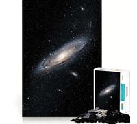 Andromeda Galaxy in Starry Space Adult Jigsaw1000 Pieces Mental Recall Game High Accuracy Cutting Craft Quiet Time Mind Exercise at Home (50x75cm)