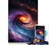 Andromeda Galaxy Jigsaw for Teenagers1000 Pieces Mental Boost Game Burr Free Clean Cut Pieces Easy to Learn Family Enjoyment (38x26cm)