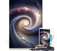 Andromeda Galaxy Jigsaw Puzzles for Teenagers 1000 Mental Fun Game Clean Seamless Connection Engaging Way to Pass Free Hours (38x52cm)