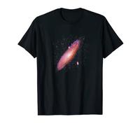 Andromeda Galaxy Messier 31 Stars in a Star Shaped Contour T-Shirt