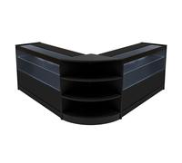Andromeda LED Shop Counter Set LM60 & 2 x C1200 - Black Monstershop Black One Size