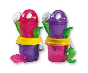 Androni Giocattoli S.R.L. Assorted Bucket with Glitter (6-Piece, Set of 11)