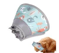 Androxeda 1 x Cat Collar, Soft and Comfortable Protective Ring for Cats, Adjustable Collar for Cat, After Surgery, for Wounds or Skin Problems