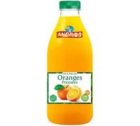 Andruss Squeezed Orange juice with bits 1L Pack of 6