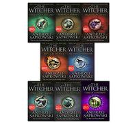 Andrzej Sapkowski Witcher Series Collection 7 Books Box Set (The Last Wish, Sword of Destiny, Blood of Elves, Time of Contempt, Baptism of Fire)