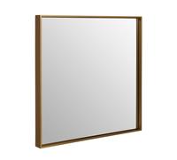 andstima large square wall bedroom mirror in gold frame