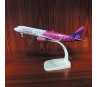 ANDSYYDS 20cm 1/400 Wizz Airbus A321 Aircraft Model,1:400 Plane Model,Good Ideal Gift