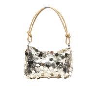 AndThere Sequin Clutch Bag Sparkly Evening Handbag Women's Clutches Small Shoulder Bag Y2K Handbags with Zipper Underarm Bag Bling Armpit Bags Clutch Purse for Wedding Party Travel