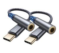 ANDTOBO USB C to 3.5 mm Jack Audio Headphone Adapter, Type C to 3.5mm Aux Digital Audio Earphone Adaptor Compatible with iPhone 15/16 Pro Max, Galaxy S24 Ultra S23 S21 S20 FE A55 A35 C55 Pixel 8/7