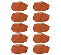 Andux 10Pack PU Golf Irons Club Head Covers Pouch Holder MT/PU03 Brown
