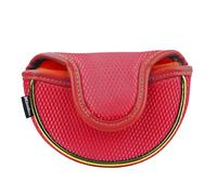 Andux Gold Golf Putter Club Head Covers Half-Mallet Putter Cover Small-Semicircle MT/TG29 (Red)