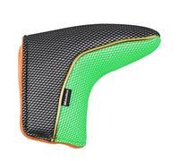 Andux Gold Putter Cover Golf Blade Putter Head Covers MT/TG31 (Black/green)