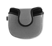 Andux Mesh Heel-Shafted Mallet Putter Cover Golf Putter Head Covers Grey, Square MT/TG14
