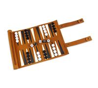 Andux Rollable Board Game Portable Travel Chess Set PGSLQ-01 (Backgammon)