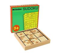 Andux Sudoku Puzzle Board Game with Drawer Wooden Number SD-02 (Black)