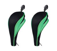 Andux Zipper Closure Golf Hybrid Club Head Covers with Dial No. Tag 2pcs/Set MT/HY19 (Green)