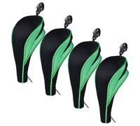 Andux Zipper Closure Golf Hybrid Club Head Covers with Dial No. Tag 4pcs/Set MT/HY21 (Green)