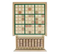 Andux Zone Sudoku Wooden Puzzle Board Game with Drawer SD-02 (Green)
