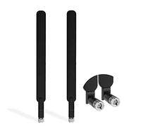 Andven 4G LTE Antenna, SMA Male 10dBi Omni-directional External Antenna for 4G Router Trail Camera Mini PCIE Card - Black (2 Pack)
