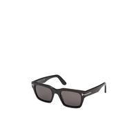 TOM FORD FT1333 ANDY-02 01A Man Sunglasses Acetate Black Smoke Squared Normal