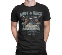 Andy and Reds Fishing Film Movie 80s T Shirt for The Shawshank Redemption Fans alema Art 2 (UK, Alpha, S, Regular, Regular, Black)
