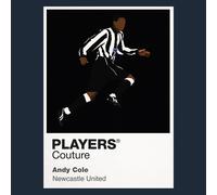 Andy Cole Newcastle United Icon Frame Men's Hoodie - Gray / 4XL