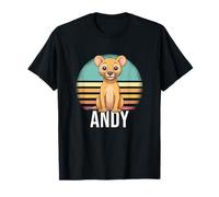 Andy - Cute Boy Name with Cute Lion T-Shirt