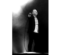 Andy Evans Photos Jim Kerr Photograph a 12"x 18" Photographic Print of Simple Minds singer Jim Kerr performing live Latitude Festival 2012 England UK portrait photo b/w picture