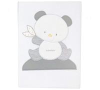 Andy & Helen 2/4470cd03 _ GR Cot Embroidered Cotton Blanket, Grey