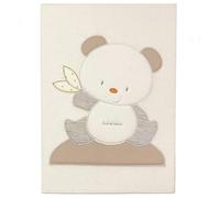 Andy & Helen 2/4470cd03 _ P Embroidered Cot Cotton Blanket, Cream