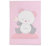 Andy & Helen 2/4470cd03 _ R Embroidered Cot Cotton Blanket, Pink