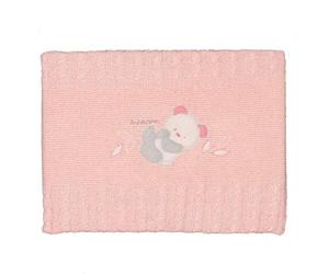Andy & Helen 2/558cd03 _ R Blanket Cot Embroidered Cotton Wire, Pink