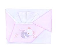 Andy & Helen 3/400d03 _ R Embroidered Bed Sheet, Pink