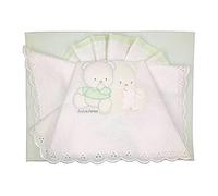 Andy & Helen 3/400d09 _ V Embroidered Bed Sheet, Green