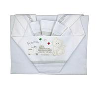 Andy & Helen 3/400d18 Embroidered Bed Sheet, Grey